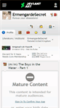 Mobile Screenshot of ermengardesecret.deviantart.com
