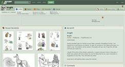 Desktop Screenshot of bryght.deviantart.com