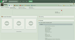Desktop Screenshot of dlxxx.deviantart.com