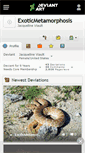 Mobile Screenshot of exoticmetamorphosis.deviantart.com