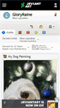 Mobile Screenshot of gloryraine.deviantart.com