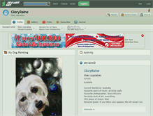Tablet Screenshot of gloryraine.deviantart.com
