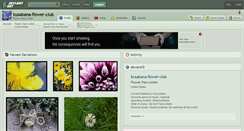 Desktop Screenshot of kusabana-flower-club.deviantart.com