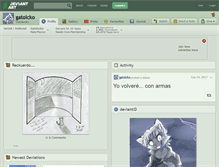 Tablet Screenshot of gatolcko.deviantart.com