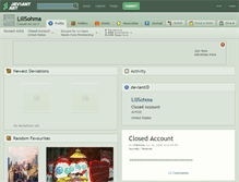 Tablet Screenshot of lillsohma.deviantart.com