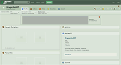 Desktop Screenshot of dragonite007.deviantart.com