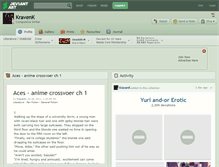 Tablet Screenshot of kravenk.deviantart.com