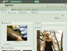 Tablet Screenshot of fidget-fotos.deviantart.com