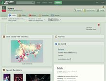 Tablet Screenshot of kcure.deviantart.com