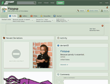 Tablet Screenshot of fizzypup.deviantart.com