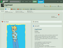 Tablet Screenshot of angelgospel.deviantart.com
