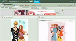 Desktop Screenshot of animemadmoo.deviantart.com