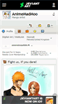 Mobile Screenshot of animemadmoo.deviantart.com