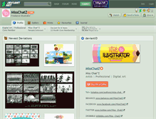 Tablet Screenshot of misschatz.deviantart.com