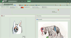 Desktop Screenshot of michelsdarkwolf.deviantart.com