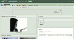 Desktop Screenshot of bluepoison.deviantart.com