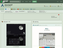 Tablet Screenshot of cbowman57.deviantart.com