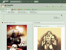 Tablet Screenshot of glovestudios.deviantart.com