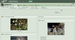 Desktop Screenshot of creative-34.deviantart.com