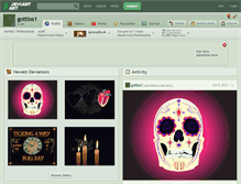 Tablet Screenshot of gottlos1.deviantart.com