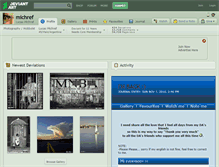 Tablet Screenshot of michref.deviantart.com