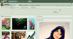 Desktop Screenshot of cometa24.deviantart.com