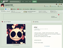 Tablet Screenshot of captainchibi.deviantart.com