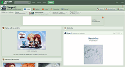 Desktop Screenshot of dianga-12.deviantart.com