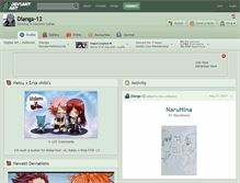 Tablet Screenshot of dianga-12.deviantart.com
