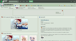 Desktop Screenshot of hybridshadowz.deviantart.com