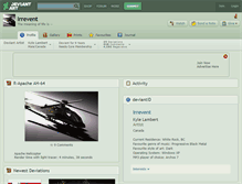 Tablet Screenshot of irrevent.deviantart.com