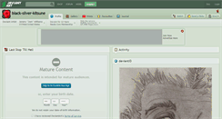 Desktop Screenshot of black-silver-kitsune.deviantart.com
