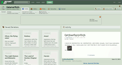 Desktop Screenshot of katamarirolls.deviantart.com