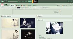 Desktop Screenshot of cufla.deviantart.com