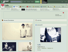 Tablet Screenshot of cufla.deviantart.com