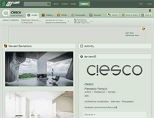 Tablet Screenshot of ciesco.deviantart.com