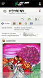 Mobile Screenshot of animescape.deviantart.com
