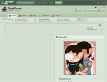 Tablet Screenshot of floralflower.deviantart.com