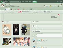 Tablet Screenshot of divinemistress.deviantart.com