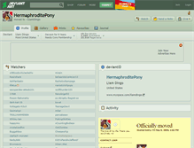 Tablet Screenshot of hermaphroditepony.deviantart.com