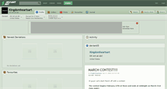 Desktop Screenshot of kingdomheartsart.deviantart.com