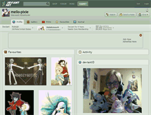 Tablet Screenshot of mello-pixie.deviantart.com
