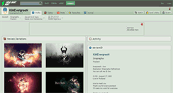 Desktop Screenshot of kimevergreen.deviantart.com