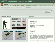 Tablet Screenshot of dizylizy.deviantart.com
