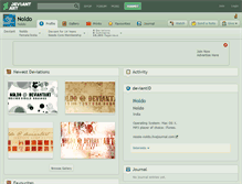 Tablet Screenshot of noldo.deviantart.com