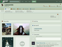 Tablet Screenshot of ladyhydralisk.deviantart.com