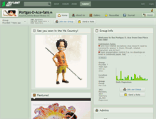 Tablet Screenshot of portgas-d-ace-fans.deviantart.com