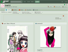 Tablet Screenshot of izzati10.deviantart.com