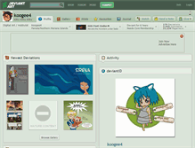 Tablet Screenshot of koogee4.deviantart.com