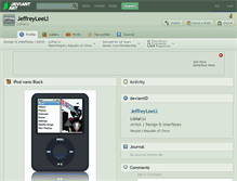 Tablet Screenshot of jeffreyleeli.deviantart.com